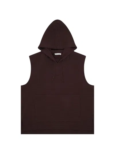Craig Green Sleeveless Hooded Vest In Brown