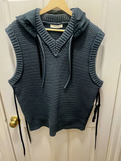 Pre-owned Craig Green Steal! Nwot $895 Knit Hoodie Vest In Green