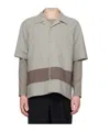 Craig Green Barrel Bowling Shirt In Gray
