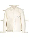 Craig Green Tab Eyelet Strings Jacket In White