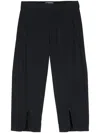 Craig Green Poplin Cropped Trousers In Blue