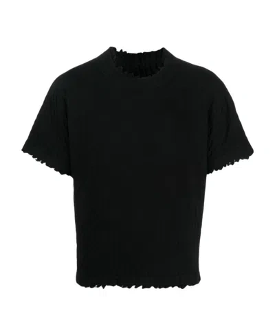 Craig Green Textured Short-sleeve Top In Black