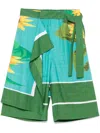 Craig Green Pantaloncini Asciugamano In Green