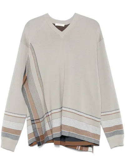 Craig Green V-neck Sweater In Grau