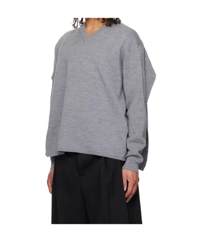 Craig Green V-neck Sweater In Gray