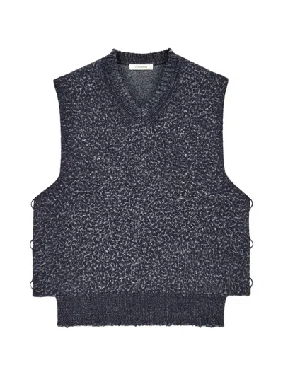 Craig Green V-neck Knitted Vest In Black