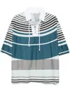 Craig Green Blue Wave Polo In Blau