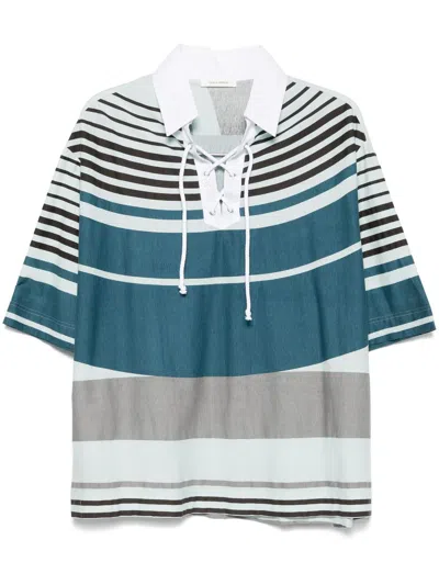 CRAIG GREEN WAVE POLO SHIRT