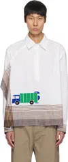 Craig Green White Long Sleeve Handkerchief Shirt In White