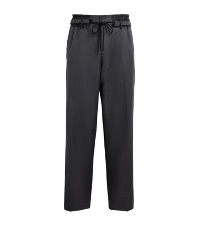 Craig Green Wool Lace Wide-leg Trousers In Multi