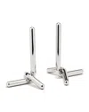 Craighill Cal Carbon Steel Bookends In Silver