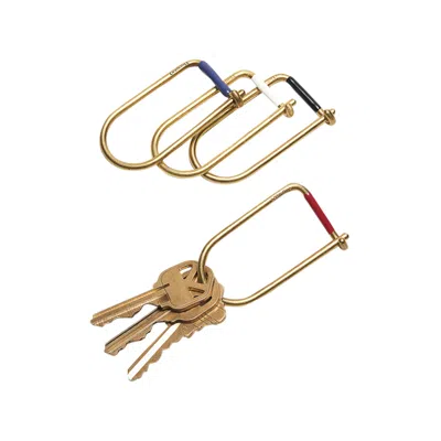 Craighill Wilson Keyring - Enameled - Black