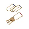 Craighill Wilson Keyring - Enameled - White In White