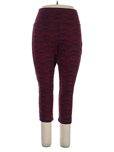 Pre-owned Crane Active Pants In Red