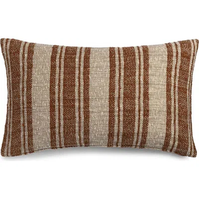 Crane Air Desert Rust Stripe Accent Pillow