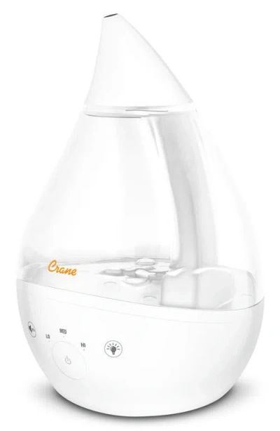 Crane Air Drop 2.0 4-in-1 1-gallon Cool Mist Humidifier In White