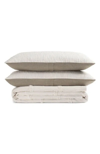 Crane Air Embroidered Bedspread & Shams Set In White