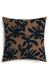 Crane Air Indigo Reef Accent Pillow In Brown