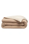 Crane Air Sand Cotton & Linen Duvet Cover In Sand