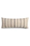 Crane Air Tide Stripe Lumbar Pillow In Sand