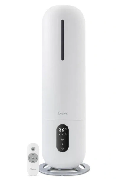 Crane Air Ultrasonic Cool Mist Tower Humidifier In White
