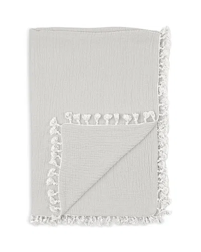 Crane Baby 6 Layer Muslin Blanket In Gray
