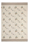 Crane Baby Avery Organic Cotton Muslin Swaddle Blanket In White