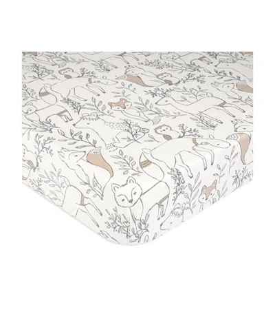 Crane Baby Baby Boys Or Baby Girls Ezra Crib Sheet In Gray