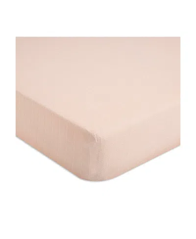 Crane Baby Baby Girls Crib Fitted Sheet In Pink