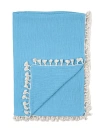 Crane Baby Baby's Kaleidescope 6-layer Cotton Muslin Blanket In Blue