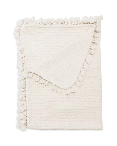 Crane Baby Birch Waffle Knit Baby Blanket In Green