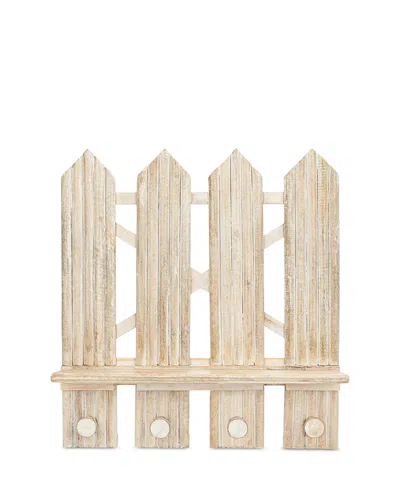 Crane Baby Charlie Farmhouse Fence Wall Shelf In Neutral
