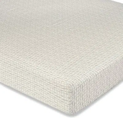 Crane Baby Cove Fitted Crib Sheet (hashtag) In Blue;white