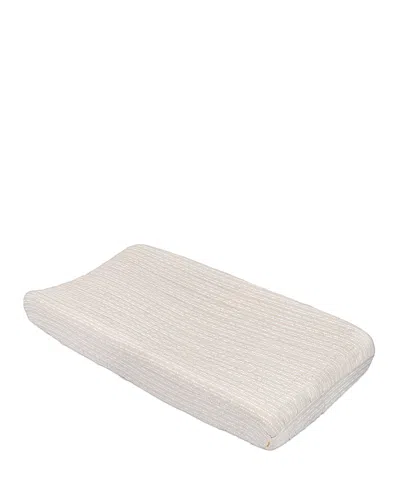 Crane Baby Cove Quilted Change Pad Cover In Neutral Dot