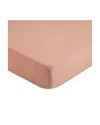 Crane Baby Fitted Crib Sheet In Copper