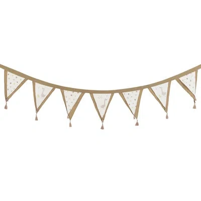 Crane Baby Farmhouse Garland In Beige