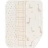 Crane Baby Goose Assorted 3-pack Cotton Burp Cloths In Neutral