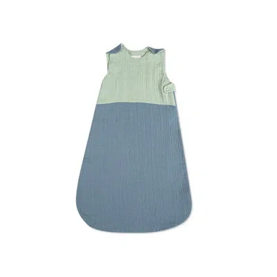 Crane Baby Green And Blue Baby Wearable Blanket, 100% Cotton Exterior, 1.2 Tog By  In Blue,green
