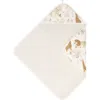Crane Baby Kids'  Hooded Cotton Baby Towel In Neutral