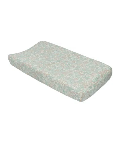 Crane Baby Babies' Infants Cove Quilted Beach Life Change Pad Cover In Blue