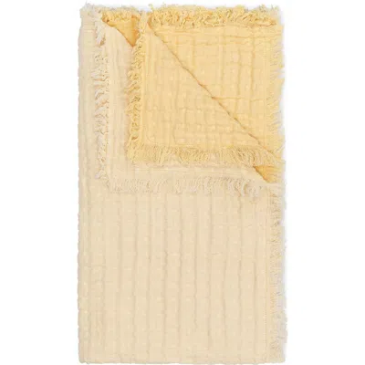Crane Baby Ombré Cotton Muslin Blanket In Yellow