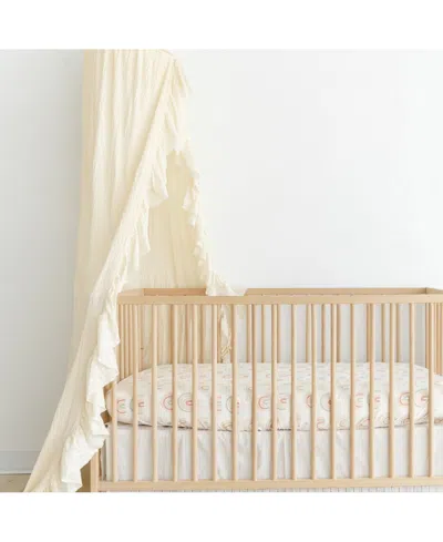 Crane Baby Parker Baby Ruffle Canopy In Beige