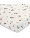 Crane Baby Parker Fitted Crib Sheet In Butterfly