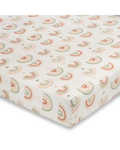 Crane Baby Parker Fitted Crib Sheet In Rainbow