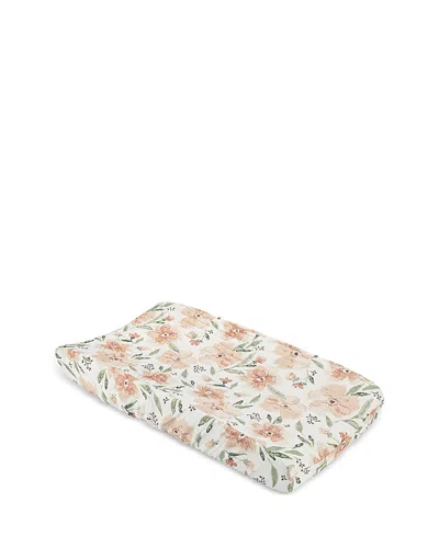 Crane Baby Parker Quilted Change Pad Cover In Floral