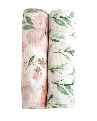 Crane Baby Parker Swaddle Wraps, 2 Pack - Ages 0-36 Months In Pink