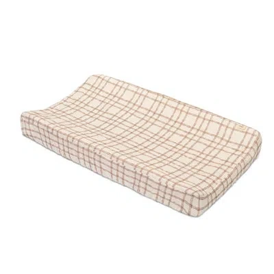 Crane Baby Quilted Change Pad Cover In Beige