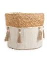 Crane Baby Storage Bin In White