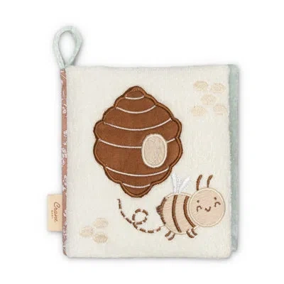 Crane Baby Violet Soft Activity Book In Beige