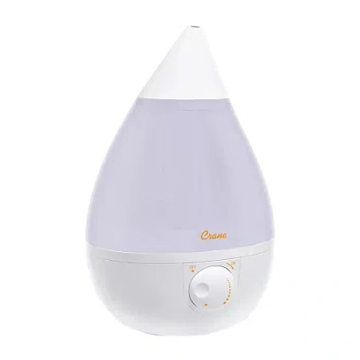 Crane Drop 1 Gallon Ultrasonic Cool Mist Humidifier - White